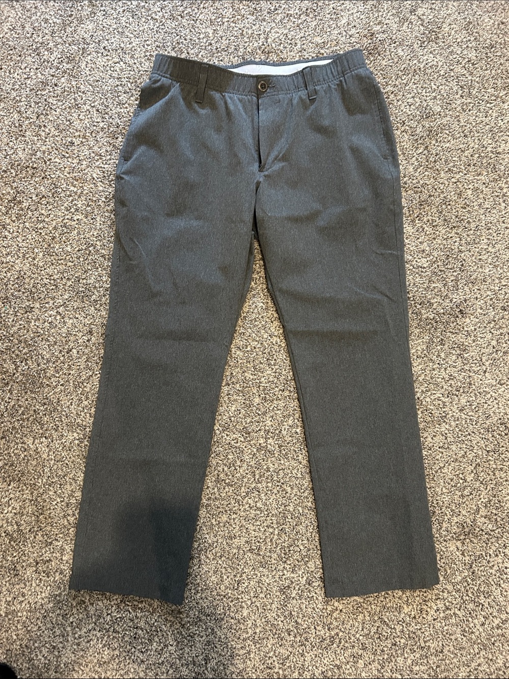 Under Armour Men's Dark Charcoal Dress Pants